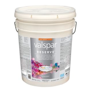 Valspar Reserve White Semi Gloss Latex Interior Paint and Primer in One (Actual Net Contents 600 fl oz)
