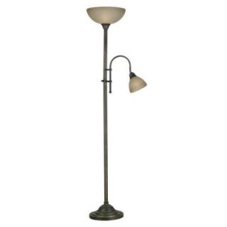 Kenroy Home Callahan 72 in. Bronze Torchiere 20995BH