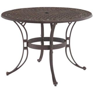 Home Styles Biscayne 48" Round Outdoor Dining Table, Multiple Finishes
