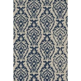 Loloi Rugs Summerton Lifestyle Collection Ivory/Denim 7 ft. 6 in. x 9 ft. 6 in. Area Rug SUMRSRS13IVDE7696