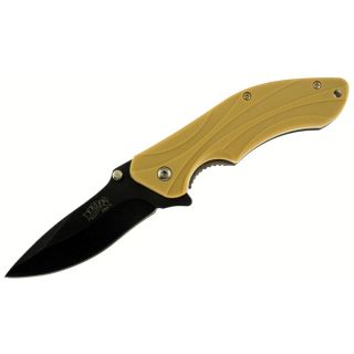 Frost Military Tan Quick Release Night Stalker Tactical Knife (4.5