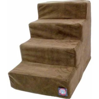 Majestic Pet Products 4 Step Suede Pet Stairs