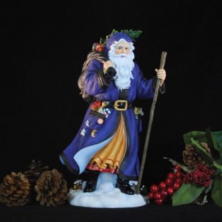 Precious Moments Tannenbaum Santa Limited Edition Santa in Blue Coat
