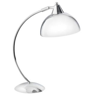 Dainolite Cohen 21 H Table Lamp with Bowl Shade in Polished Chrome