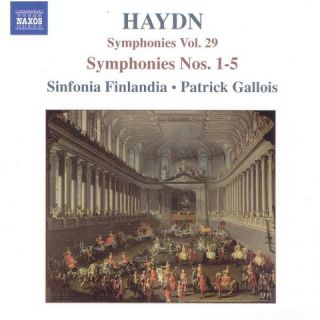 Haydn Symphonies, Vol. 29   Symphonies Nos. 1 5