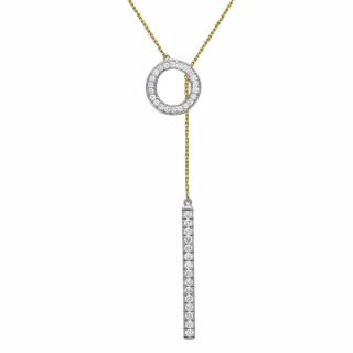 Beverly Hills Charm 10k Gold 1/3ct TDW Together Forever Diamond