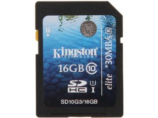 Kingston Elite 64GB Secure Digital Extended Capacity (SDXC) Flash Card Model SD10G3/64GB 740617217452
