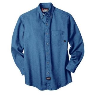 Dickies Large Long Sleeve Denim Shirt Blue GL300SNB L