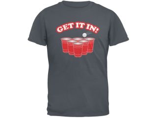 Get It In Charcoal Grey Adult T Shirt