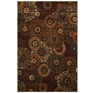 Sams International Sonoma Lundy Rust 5 ft. 3 in. x 7 ft. 6 in. Area Rug 7023 5x8