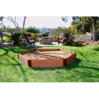 Frame It All Two High 7 Hexagon Sandbox with Cover