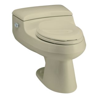 KOHLER San Raphael Sandbar 1 GPF (3.79 LPF) 12 in Rough in WaterSense Elongated Pressure Assist Comfort Height Toilet