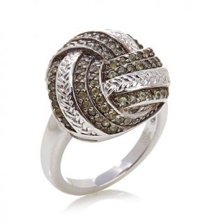 Ravenna Gems Sterling Silver Gemstone "Love Knot" Ring   7889461