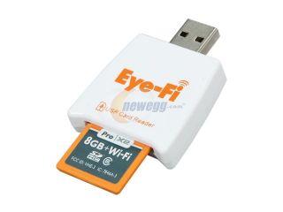 Eye Fi Pro X2 8GB Secure Digital High Capacity (SDHC) Wi Fi Flash Card Model EYEFI8PC