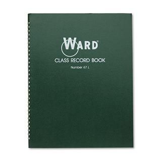 CLASS RECORD BOOK, 38 STUDENTS, 6 7 WEEK GRADING, 11 X 8 1/2, GREEN