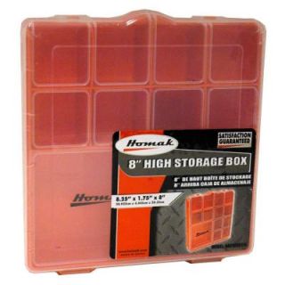 Homak 13 Compartment Storage Box in Orange HA01088175