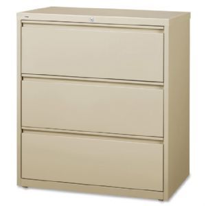 Lorell 3 Drawer Putty Lateral Files   LLR88027