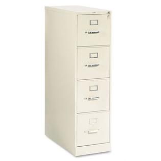HON 210 Series Four Drawer Letter File, 28 1/2, Putty   Home