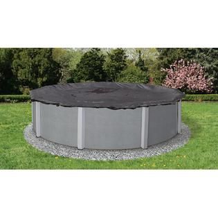 Dirt Defender   Round Rugged Mesh Above Ground Pool Winter Cover In