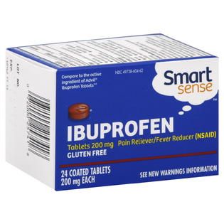 Smart Sense  Ibuprofen, 200 mg, Tablets, 24 tablets