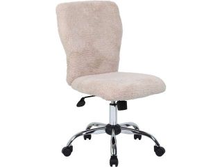 Boss Office Supplies B220 FCRM Tiffany Fur Chair Cream