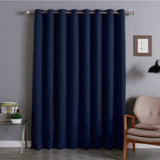 Aurora Home Extra Wide Thermal 100 x 84 inch Blackout Curtain Panel