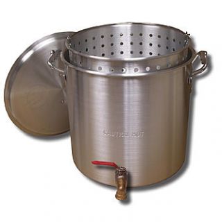 King Kooker® 120 Qt. Aluminum Boiling Pot with Drain Valve   Outdoor