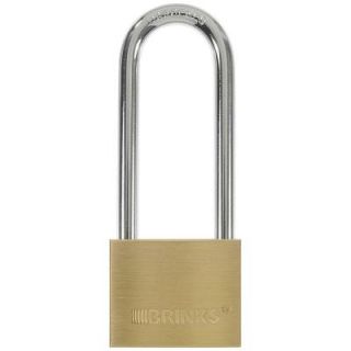 Brinks Home Security 1 9/16 in. (40 mm) Solid Brass Keyed Lock with 2 in. Shackle 171 42001