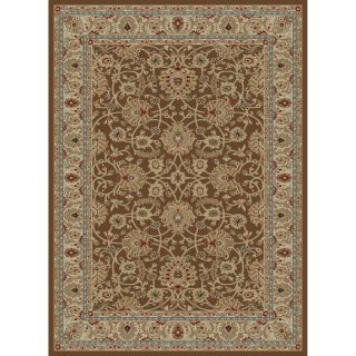 Concord Global Florence Brown Rectangular Indoor Woven Oriental Area Rug (Common 9 x 13; Actual 111 in W x 150 in L x 9.25 ft Dia)