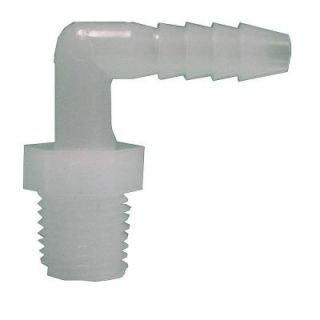Sioux Chief 5/8 in. x 1/2 in. Plastic 90 Degree Barb x MIP Elbow 904 28252001
