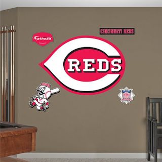 MLB Team Logo Wall Decals by Fathead   Cincinnati Reds   7783114