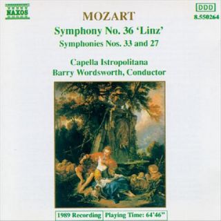 Mozart Symphonies Nos. 36 (Linz), 33 & 27