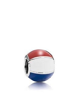 PANDORA Charm   Sterling Silver & Enamel Beach Ball, Moments Collection
