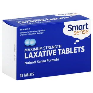 Smart Sense Laxative Tablets, Maximum