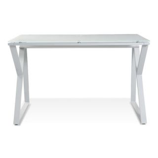 Jesper Office Tribeca Writing 223 Desk with White Glass Top
