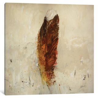 Feather Flame by Julian Spencer Painting Print on Wrapped Canvas by