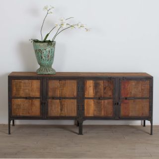 Hyderabad Reclaimed Wood and Metal Buffet (India)   Shopping