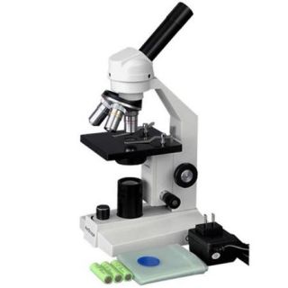 AmScope M200C LED 40X 1000X Student Compound Microscope   LED Cordless