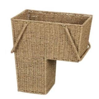 Household Essentials Seagrass Stair Basket with handle ML 5647