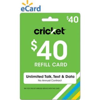 Cricket Wireless Web $40 