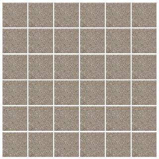 American Olean Unglazed 12 Pack Mushroom Uniform Squares Mosaic Thru Body Porcelain Floor Tile (Common 12 in x 24 in; Actual 11.93 in x 23.93 in)