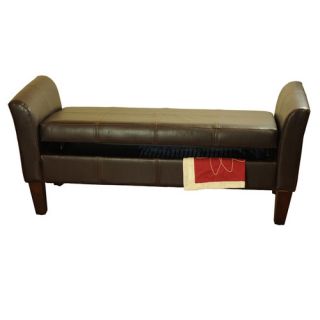HomePop Upholstered Storage Bedroom Bench I