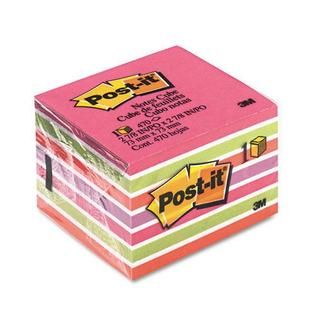 Post it Cube, 3 x 3, Sweet Pea, 470 Sheets   Office Supplies   Paper