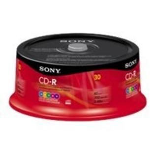 Sony  CD R Blank Media, 30 pk. 80 Minutes