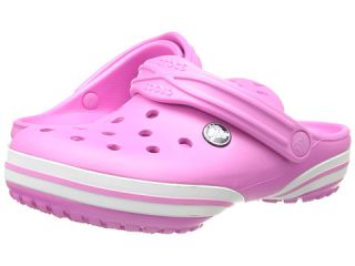 Crocs Kids Crocband X  Clog (Toddler/Little Kid) Party Pink/White