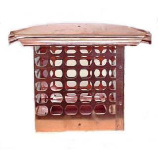 The Forever Cap 13 in. x 13 in. Adjustable Copper Chimney Cap FCSFC1313