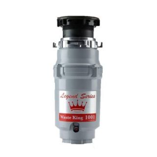 Waste King Legend Series 1/2 HP Continuous Feed Garbage Disposal 1001