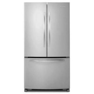 KitchenAid Architect Series II 20.0 cu. ft. French Door Refrigerator in Monochromatic Stainless Steel, Counter Depth KBFS20ECMS