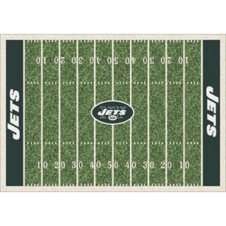Milliken NFL Homefield New York Jets Football Rug