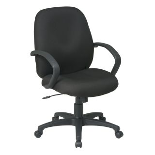 Office Star One WorkSmart Black Manager Office Chair